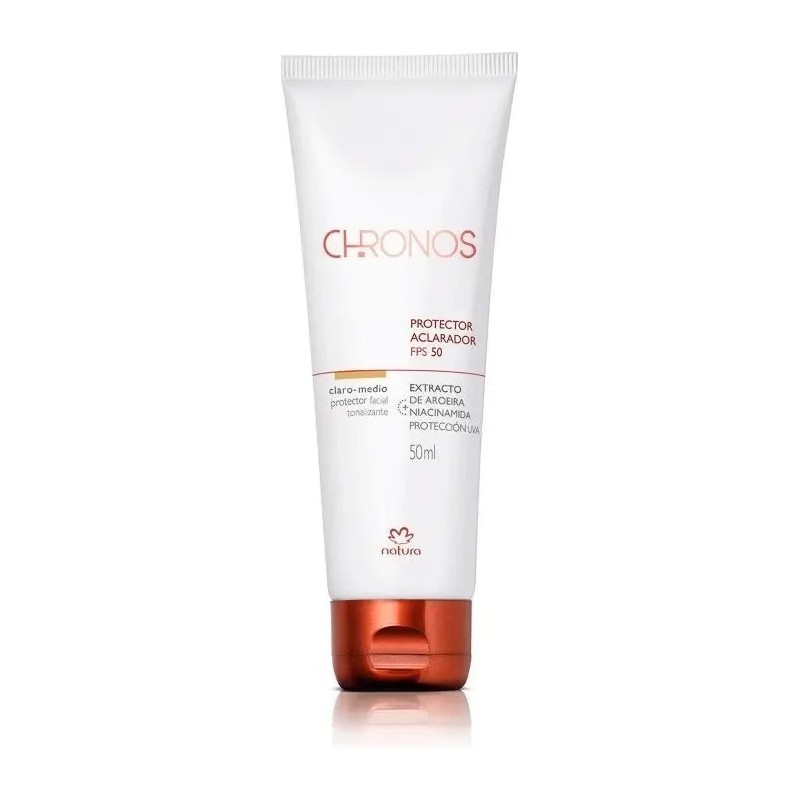 Chronos Protector Facial Aclarador Fps 50 Claro - Medio