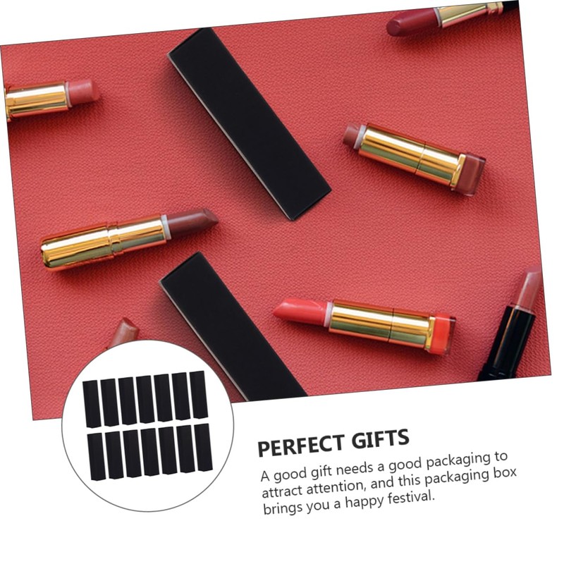 Operitacx 50 Stücke Schwarz Lippenstift Verpackung Boxen Lippenstift Verpackung Box