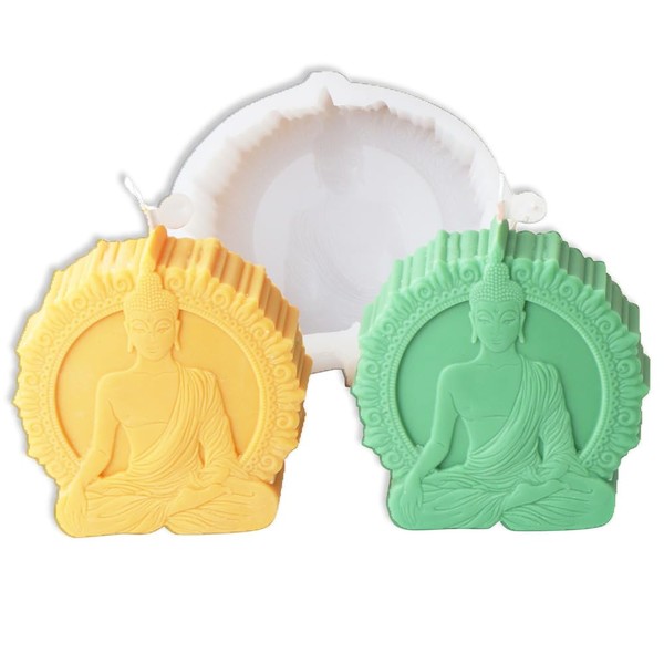 Tone Fun Meditation of The Tathagata Shape Candle Silicone Molds