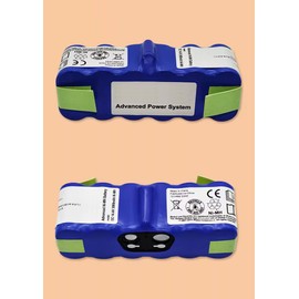 1800Li 4376392 For iRobot Parts XLife Extended Life Battery Compatible with for Roomba R3 500 600 700 800 900 Series 530 535 550 560 570 580 595 620 630 660 650 760 770 780 790 870 880 (4400mAh Ni-MH)
