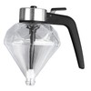 Honey Syrup Dispenser with Stand Multipurpose Honey Jar Clear Glass