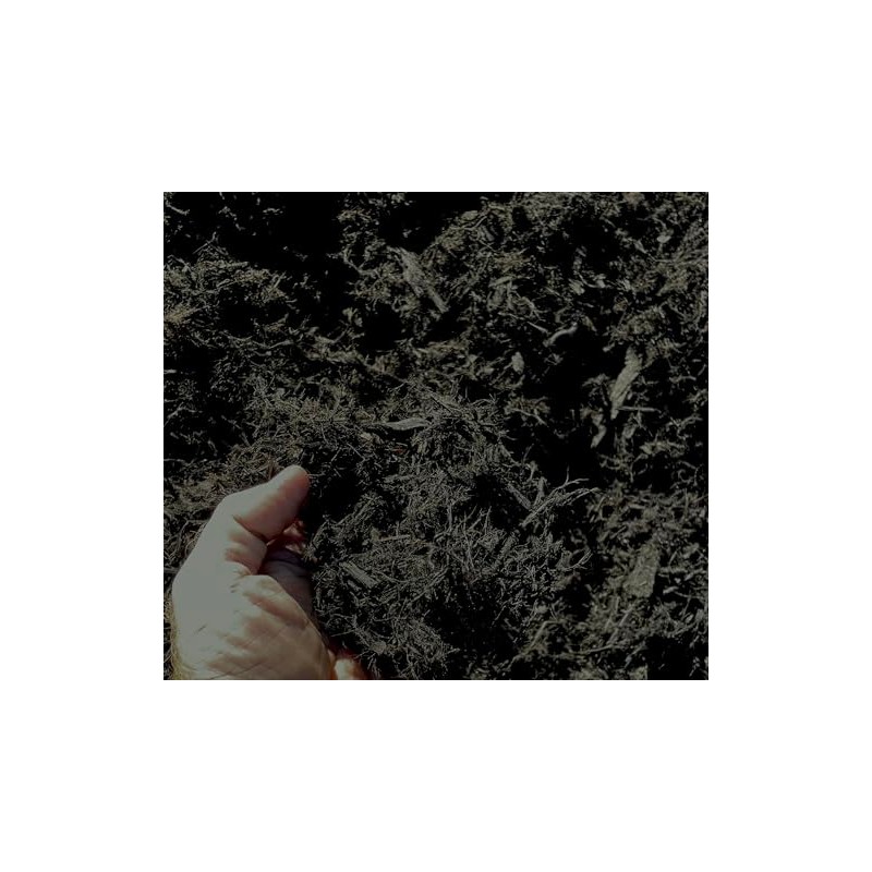 Black Shredded Redwood Mulch, Natural Dyed, Erosion Control Mulch, Great