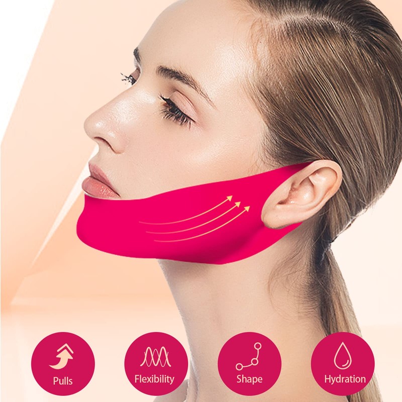 APPTI V Shape Face Mask, Firming Facial Mask Double V
