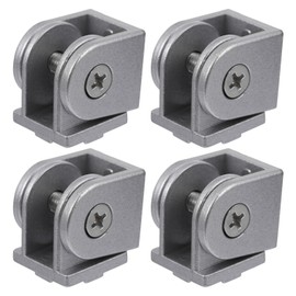 ULTECHNOVO 4pcs Zinc Alloy Flexible Pivot Joint Connectors for Aluminum Extrusion Profiles Hinge Pivot Fittings and Hinge Connectors Aluminum Extrusion Accessories