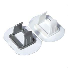 No-Drill Washing Machine Drain Hose Holder Clamp for Organization 01 Washing Machine Holder - Gray 25ea