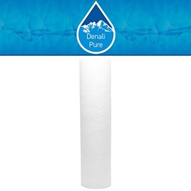 Replacement for Watts WP-2 LCV Polypropylene Sediment Filter - Universal 10-inch 5-Micron Cartridge Compatible with WATTS PREMIER WP-2 LCV 500313 LCV UNDER COUNTER FILTRATION - Denali Pure Brand
