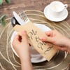 Lemecima 200 Pcs Mr. and Mrs. Paper Silverware Bags Wedding