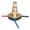 Satco 80-1138 3-Way Metal Rotary Switch, Color
