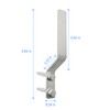 Rddconkit 4 Pcs Aluminum Shoes Hooks, Door Wall Mounted Shoes