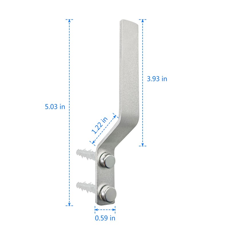 Rddconkit 4 Pcs Aluminum Shoes Hooks, Door Wall Mounted Shoes