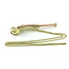 Bosun's Whistle Brass & Copper Boatswains Pipe with Storage Box