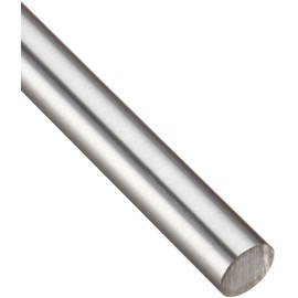 OnlineMetals 440C Stainless Steel Round Bar, Unpolished (Mill) Finish, Annealed/Cold Finished, AMS 5630/AMS QQ-S 763/ASTM A276, 0.625" Diameter, 72" Length