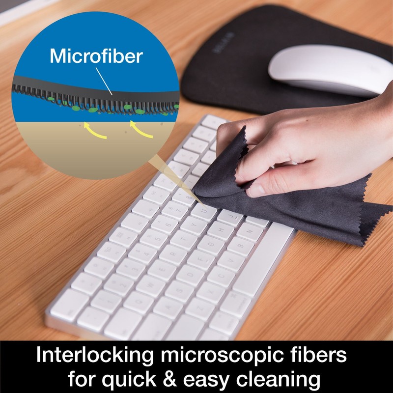 Microfiber Cloth Jewelry Glasses Lens Cleaning 15x