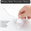 JUNART 16 Pcs Anti-Collision Window Stickers, Bird Shape Window Decals,