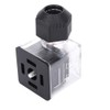 5PCs Hydraulic Solenoid Valve Coil Plug, Waterproof Dustproof Transparent Solenoid