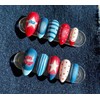 08:00AM, Midnight Teen |Pinterest Nail - Almond / 08:00AM, 미드나잇