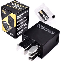 HD Switch 12V 30A Waterproof Relay Replaces Cub Cadet Series 1500 SLT1550 SLT1554 Tractor XT1-LT42 and XT1-LT46 Zero Turns - Dielectric Grease Incuded