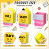 DoubleFill 3 Pcs Sharp and Dull Pencil Holder Eraser Buckets