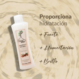 Shampoo Natural Hidratante De Leche De Almendras 500ml