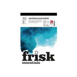 Frisk Essentials Watercolour Paper Pad 190gsm 12sheets A5, White