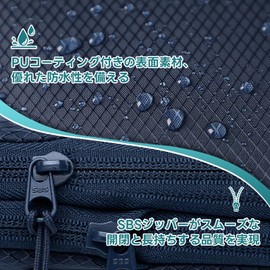 Samfolk Travel Compression Bag, Travel Pouch, Travel Compression Bag, Set of 8, Compression Pouch, Packing Pouch, Clothes Sorting, Travel, Business Trip, Convenient Goods, Large Capacity, Waterproof