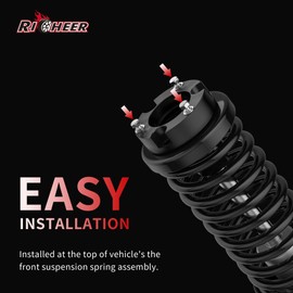 2.5 inch Leveling Lift Kit Compatible with 2005-2023 Tacoma 2003-2023 4Runner,Leveling Lift Kit Fit for 2005-2023 Tacoma/2003-2023 4Runner Front Strut Spacers Raise the Front of your Pickup by 2.5"