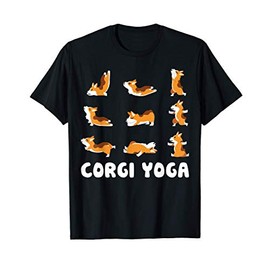 Corgi Yoga Cute Meditation Workout Esercizio di Meditazione Maglietta