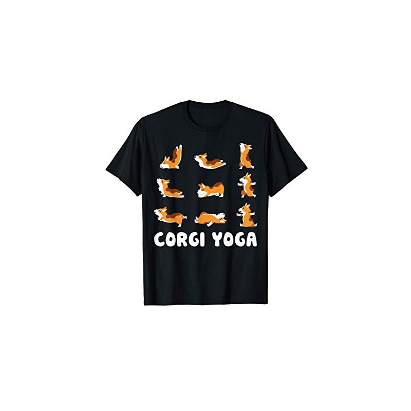 Corgi Yoga Cute Meditation Workout Esercizio di Meditazione Maglietta