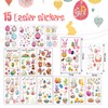 Easter Tattoo Easter Gifts Children, 15 Sheets Luminous Easter Eggs