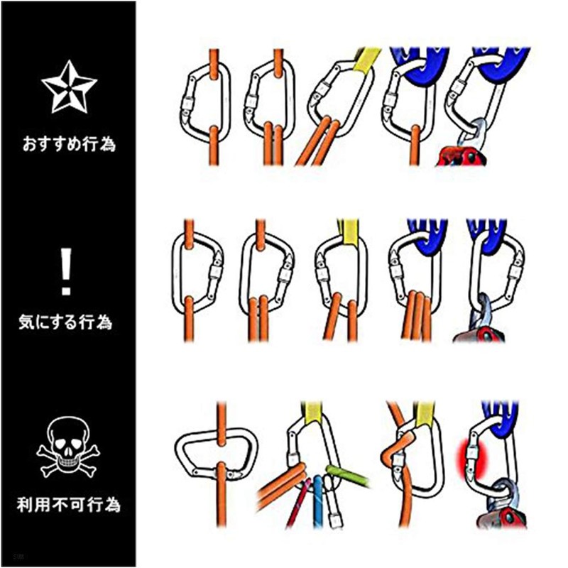 TITECOUGO Carabiner, Small, Multifunctional, Backpack, Trinket Case, Stylish, Aluminum, D-Ring,