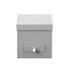 Oasis GREY SQUARE FLOWER GIFT FLOWER HAT BOX LINED WITH