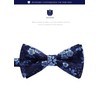 HISDERN Men's Bowtie, One-Touch Bowtie, with Chief, Adult, Weddings, Hook