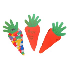 5.5” Hand Assorted Color Creative Cut-Outs, 31 Cut-Outs in a Pack for Kids’ Craft, Unity, Handprint Wreath, School Craft Projects.