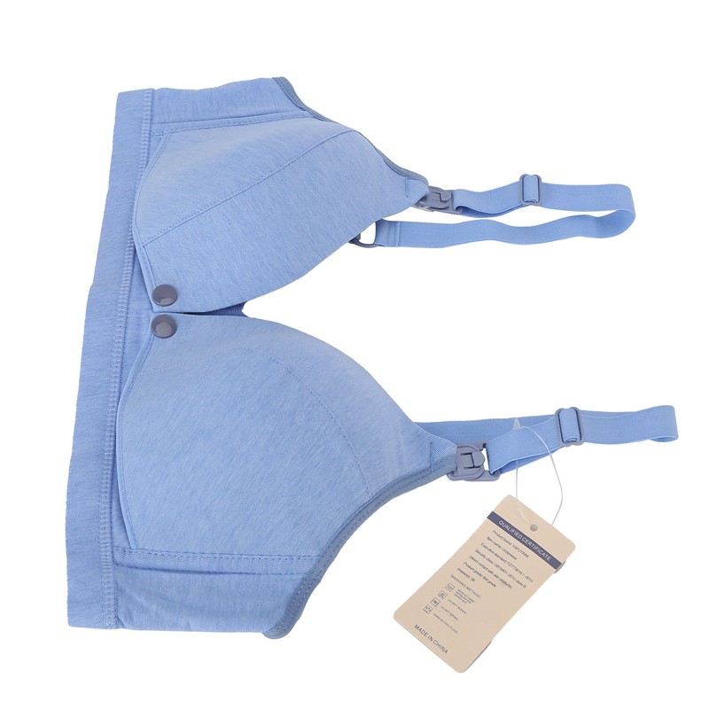 Women's Seamless Nursing Bra Soft Cotton Front Closure Design Breastfeeding