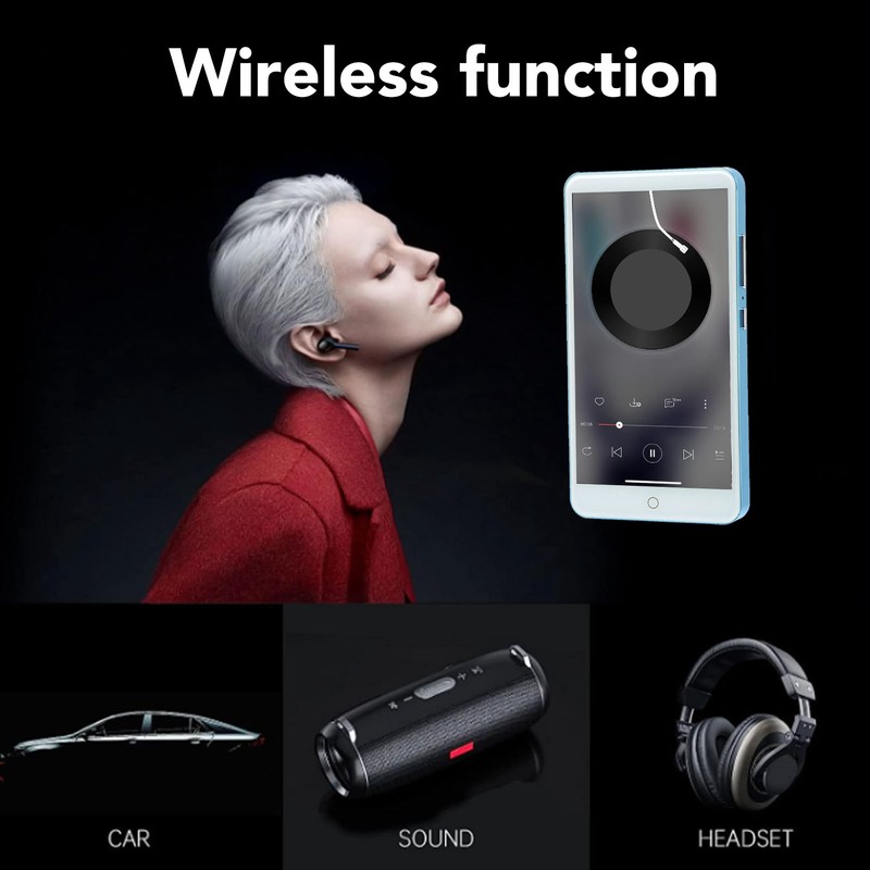 MP4 Player 5.0 Inch Full Touch HD Screen Noise Cancellation