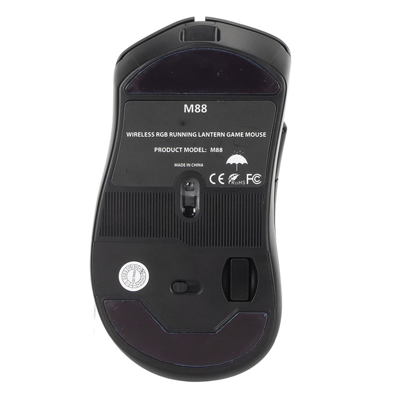 Wireless Mouse Dual Mode Programmable Keys RGB Backlit Adjustable DPI