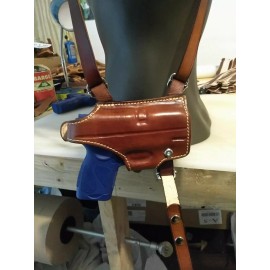 Handmade Tactical shoulder holster for Taurus g2s 9mm with double magazine right handed l