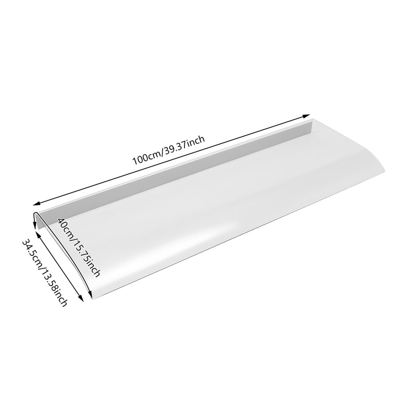 39.4 * 13.58in Awning Canopy UV Rain Snow Protection, Wall