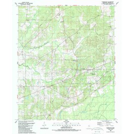YellowMaps Farmhaven MS topo map, 1:24000 Scale, 7.5 X 7.5 Minute, Historical, 1988, Updated 1989, 26.8 x 22 in - Paper