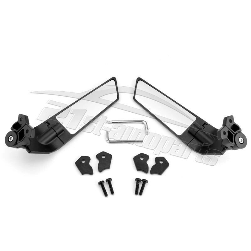 XM For 16+ Kawasaki NINJA 1000 Adjustable Rearview Swivel Stealth