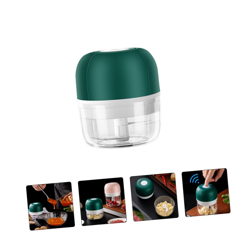 BIUDECO Wireless Garlic Pounder Compact Portable Garlic Mincer Meat Crusher