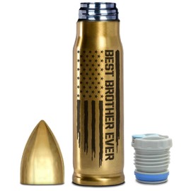 Father's Day for Brother, Best Brother Ever from Sister - 17oz Bullet Tumbler, Best Brother Gifts, Birthday Gifts for Brother, Adult Brother Cup, Older Brother Presents Ideas for Wedding Graduation