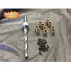 Quadrajet Secondary Shaft Bushing Kit Self Guiding Drill Bit, Bushings,