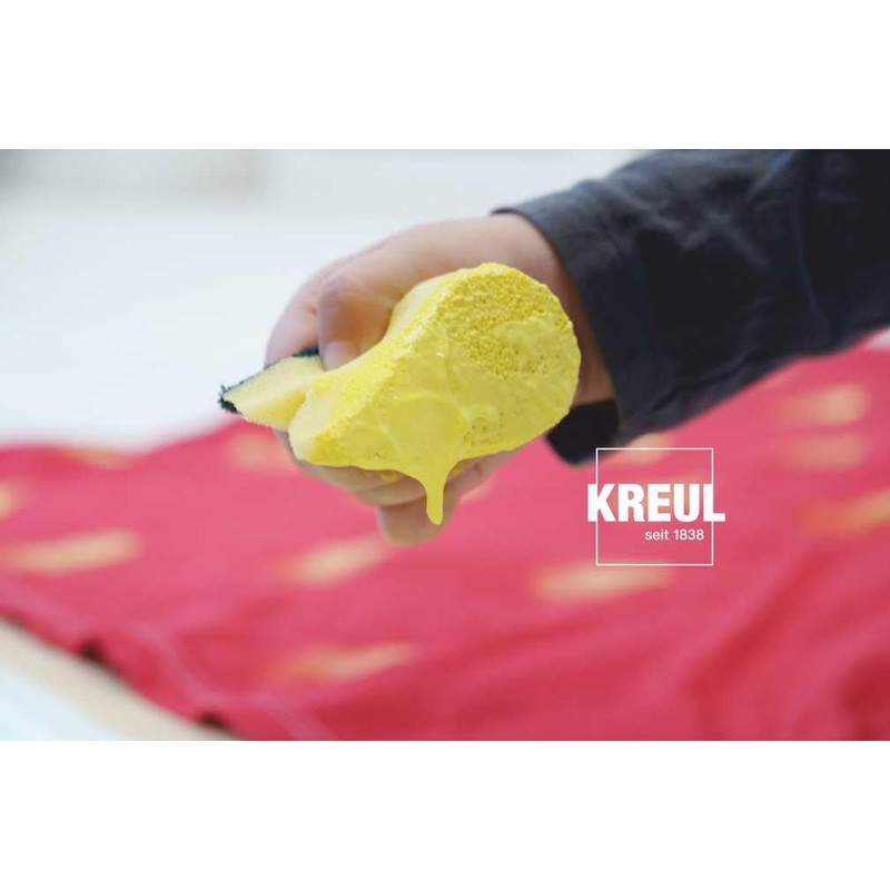 KREUL 28400 Mucki Fabric Finger Paint, Bright Water-based Paints for