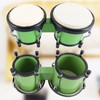 EastRock Green Bongo Drum 4” and 5” Set for Adults,Beginners,Percussion