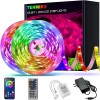Tenmiro 65.6Ft Multicolor Led Strip Lights Cuttable Adjustable Length Home