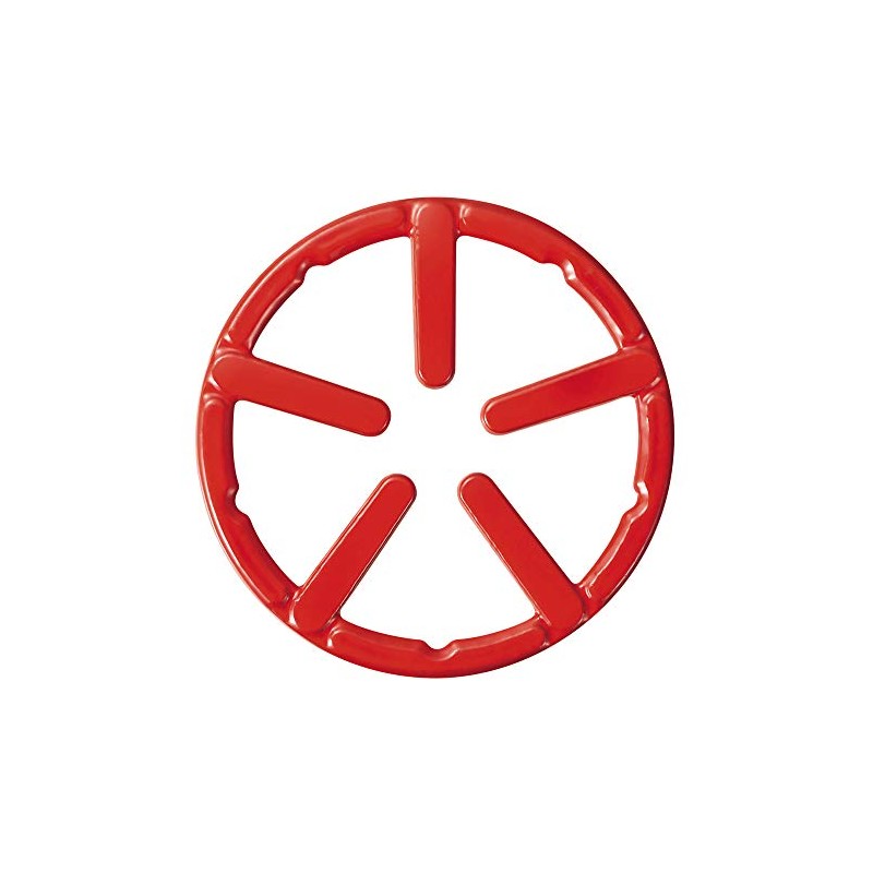 Pearl Metal HB-4196 Fer Mini Trivet, Red, Outer Diameter 5.5