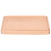 Fruit Dishes Beech Wooden Serving Tray Rectangular Decorative Dessert Plate