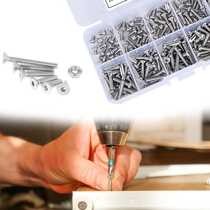 Hex Socket Bolts, Rust Resistant, Bolt and Nut Set, Set