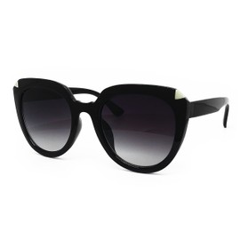 O2 Eyewear 7236 Premium Oversize XXL Women Men Tinted Fashion Sunglasses (Oversized, OMBRE BLACK)